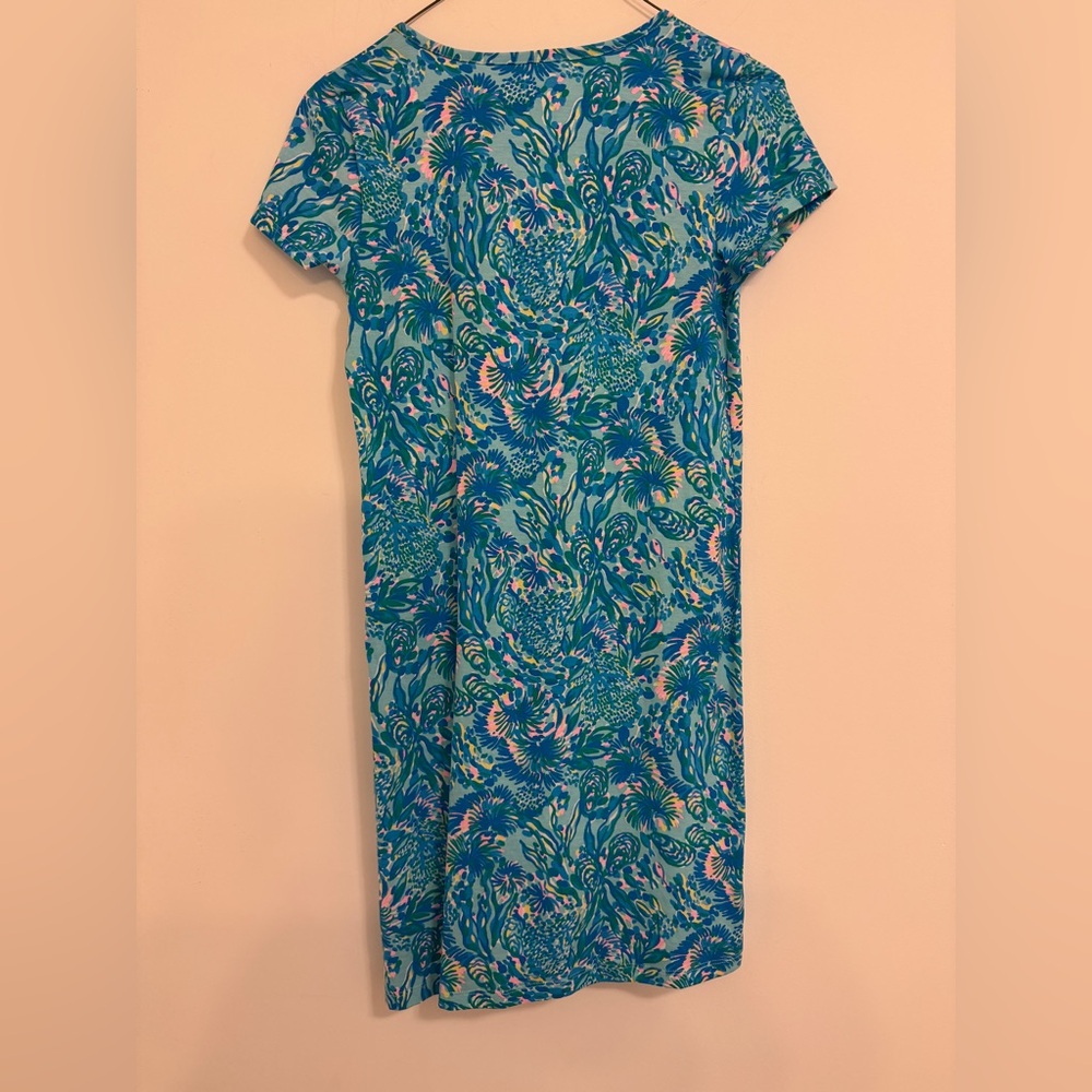Lilly Pulitzer Blue and Pink Patterned Dress - Picture 4 of 4